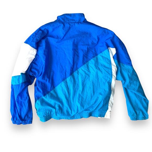 Rare Vintage Nike Men's Blue Green Windbreaker XL Track Suit Jacket & Pants Set - Picture 3 of 11